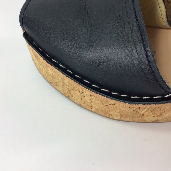 The Spanish Sandal cork leather wedges- AVARCAS - Picture 7 of 14